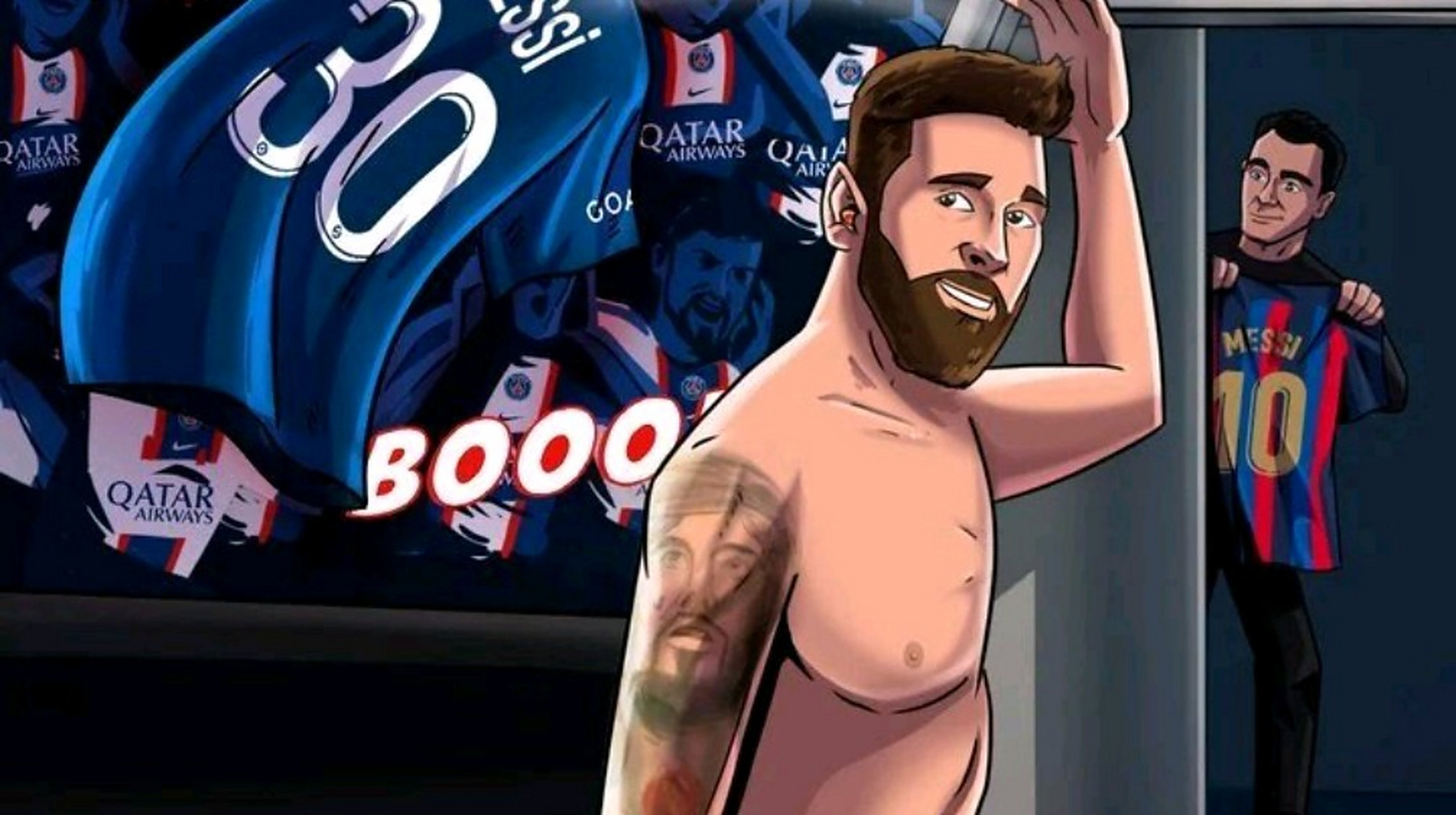 华体会下载-巴黎圣日耳曼轻取巴萨，梅西梅开二度德甲